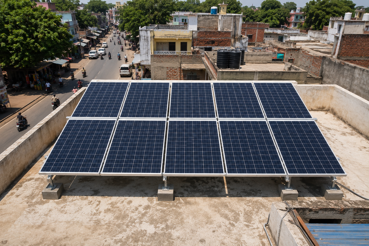 5 kW Shop Installation – Sonkh Road